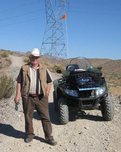 On the trail in the desert 2006
