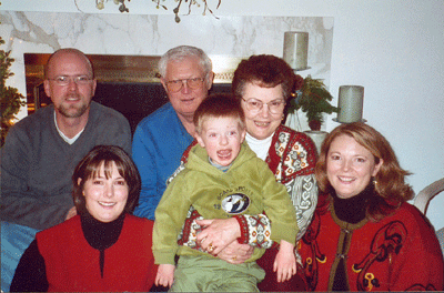 Troy, daughter Beth and their son Dylan, Stan and I, and daughter Sonja